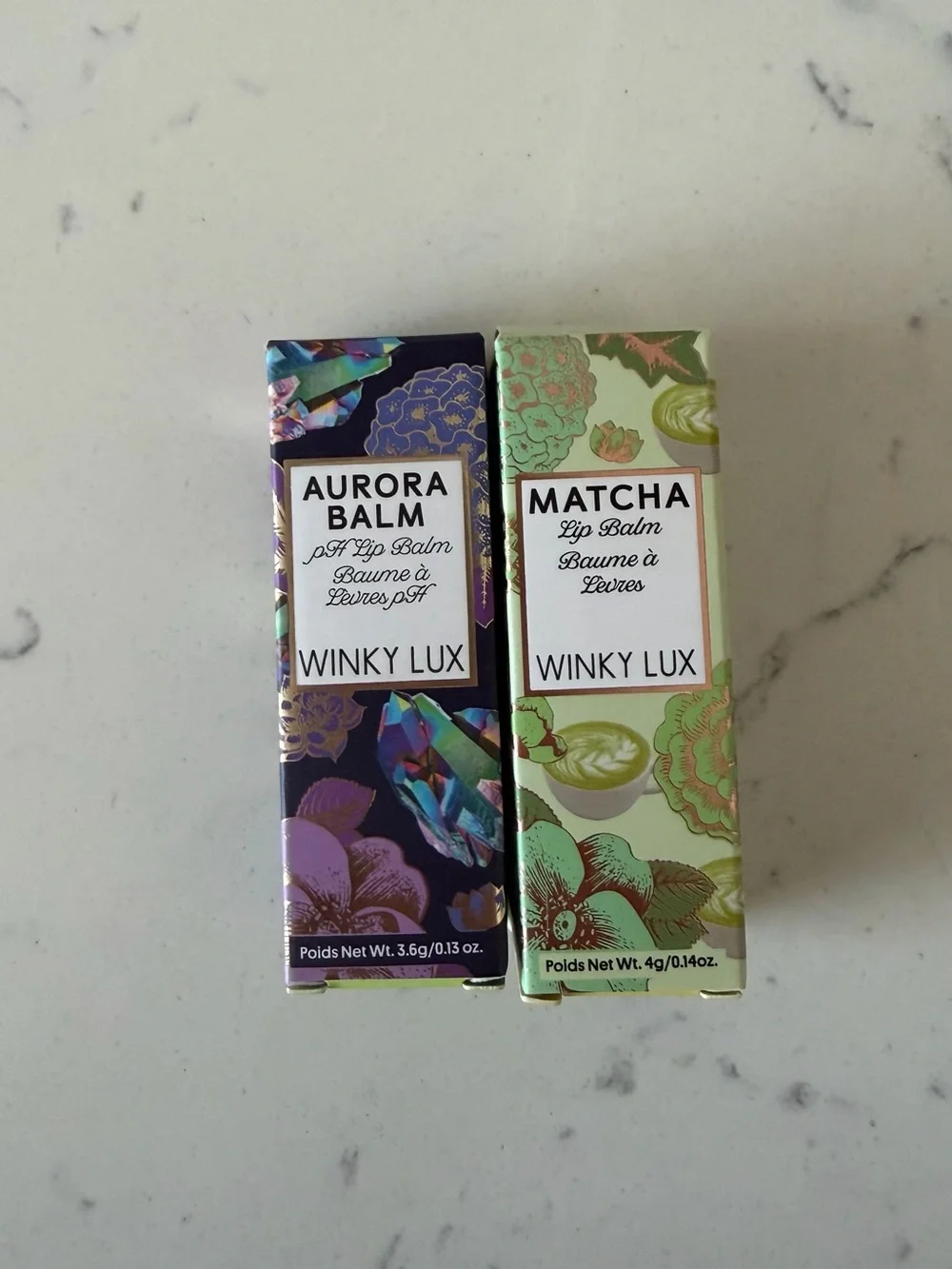 Winky Lux Aurora Balm & Matcha Lip Balm Duo